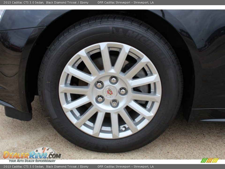 2013 Cadillac CTS 3.0 Sedan Black Diamond Tricoat / Ebony Photo #9