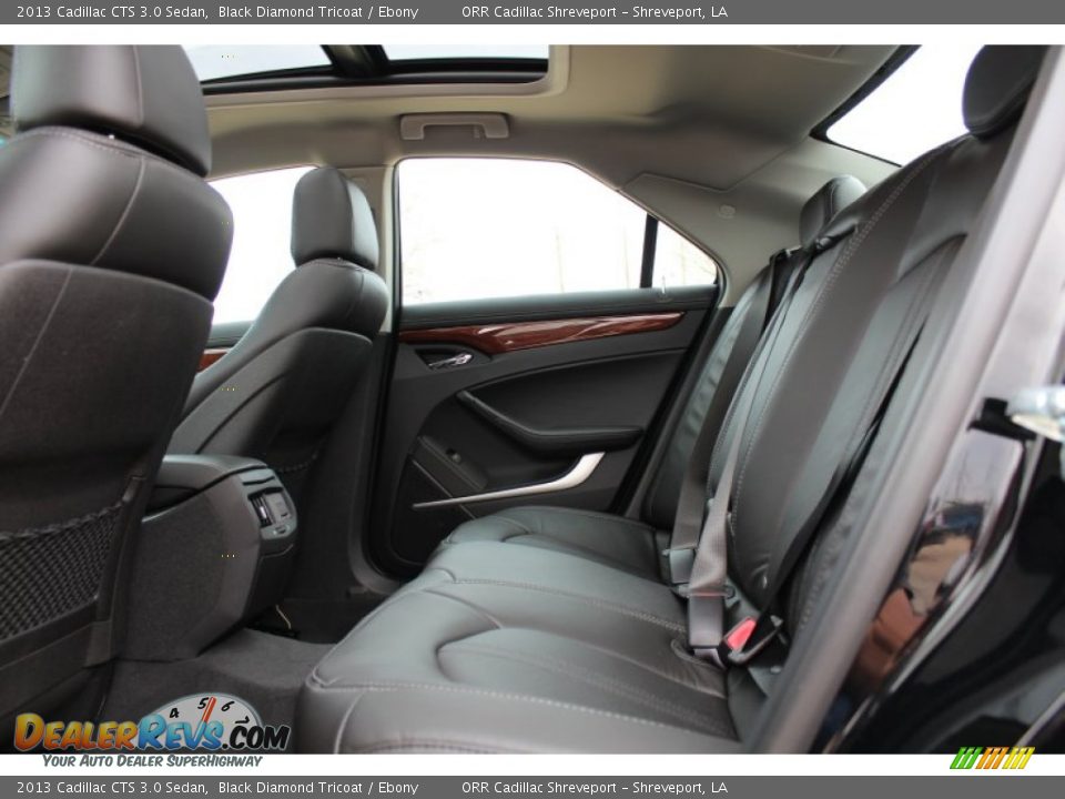 2013 Cadillac CTS 3.0 Sedan Black Diamond Tricoat / Ebony Photo #17