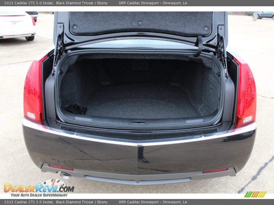 2013 Cadillac CTS 3.0 Sedan Black Diamond Tricoat / Ebony Photo #20