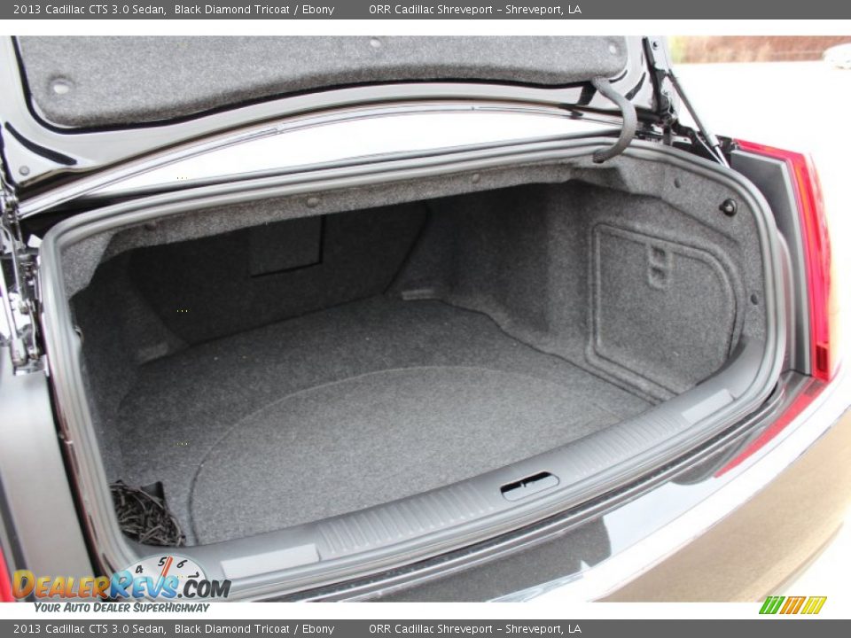 2013 Cadillac CTS 3.0 Sedan Black Diamond Tricoat / Ebony Photo #21