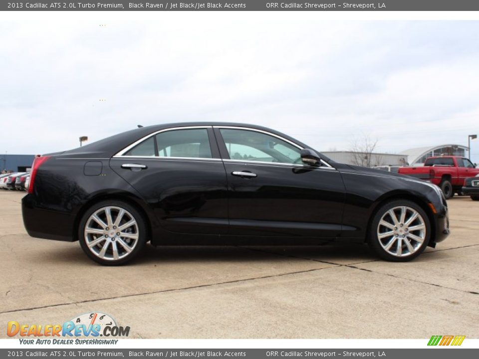 2013 Cadillac ATS 2.0L Turbo Premium Black Raven / Jet Black/Jet Black Accents Photo #4