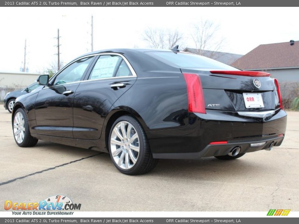 2013 Cadillac ATS 2.0L Turbo Premium Black Raven / Jet Black/Jet Black Accents Photo #5