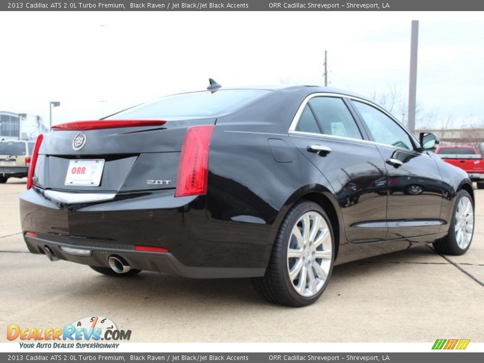 2013 Cadillac ATS 2.0L Turbo Premium Black Raven / Jet Black/Jet Black Accents Photo #6