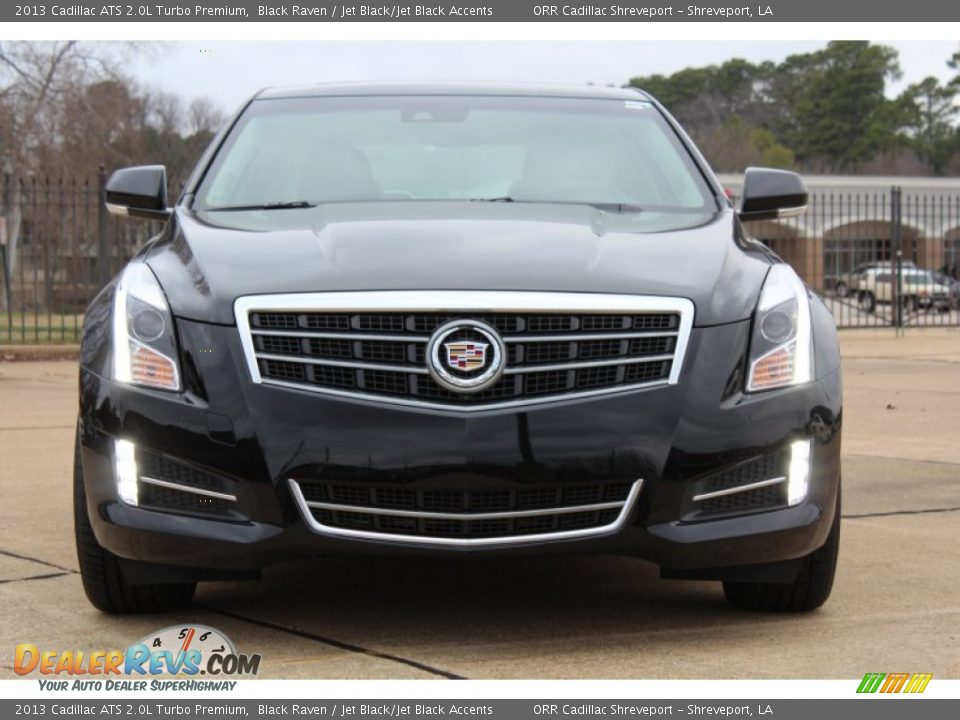 2013 Cadillac ATS 2.0L Turbo Premium Black Raven / Jet Black/Jet Black Accents Photo #7