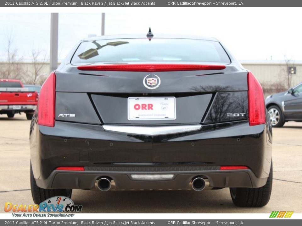 2013 Cadillac ATS 2.0L Turbo Premium Black Raven / Jet Black/Jet Black Accents Photo #8