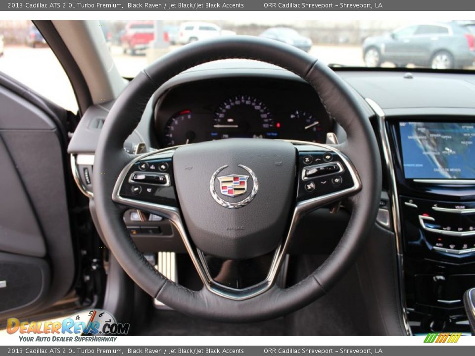 2013 Cadillac ATS 2.0L Turbo Premium Steering Wheel Photo #11