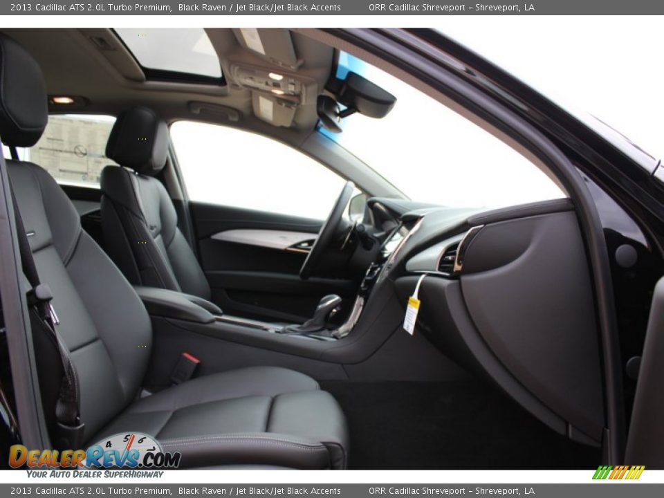 Jet Black/Jet Black Accents Interior - 2013 Cadillac ATS 2.0L Turbo Premium Photo #15