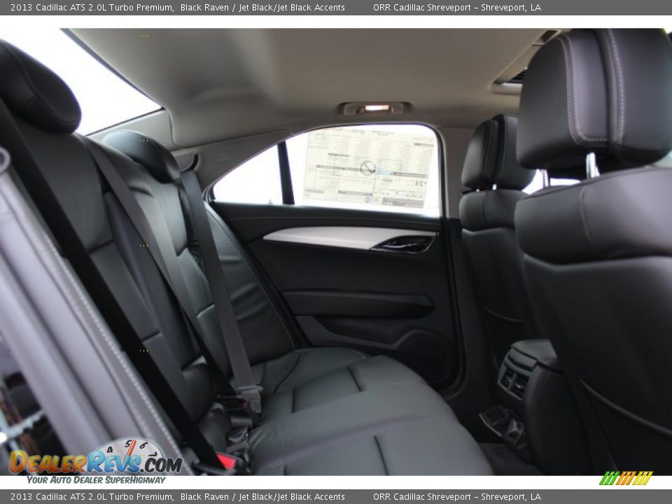 2013 Cadillac ATS 2.0L Turbo Premium Black Raven / Jet Black/Jet Black Accents Photo #19