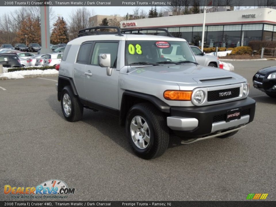 2008 Toyota FJ Cruiser 4WD Titanium Metallic / Dark Charcoal Photo #1