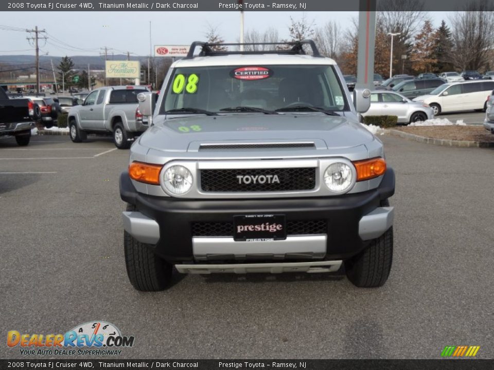 2008 Toyota FJ Cruiser 4WD Titanium Metallic / Dark Charcoal Photo #2
