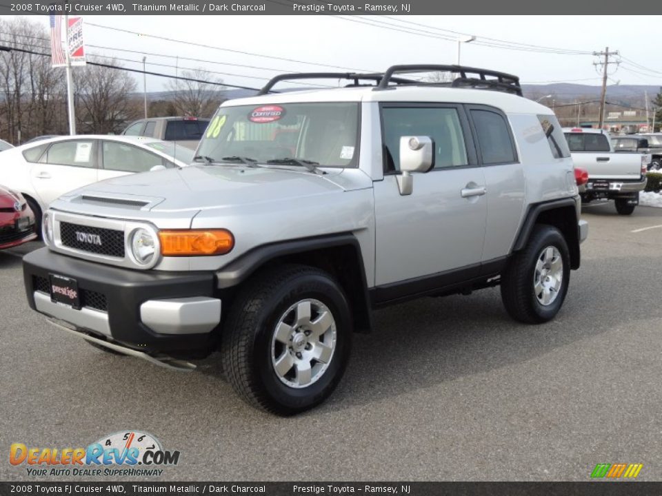 2008 Toyota FJ Cruiser 4WD Titanium Metallic / Dark Charcoal Photo #3