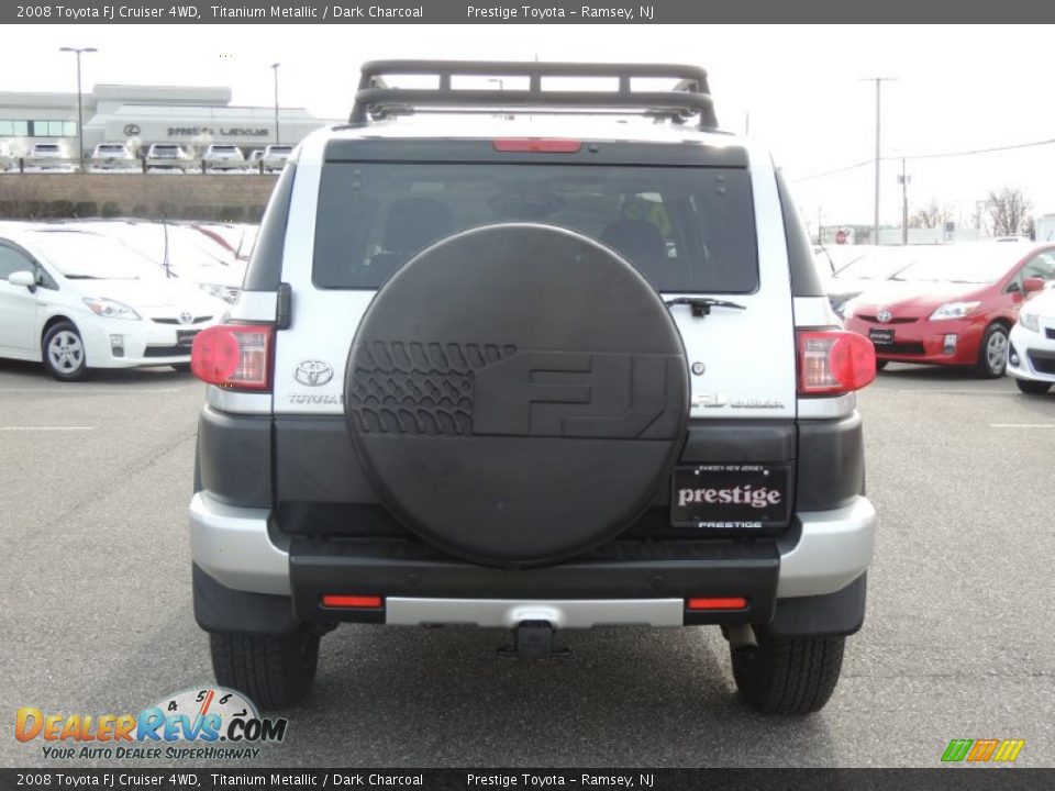 2008 Toyota FJ Cruiser 4WD Titanium Metallic / Dark Charcoal Photo #5