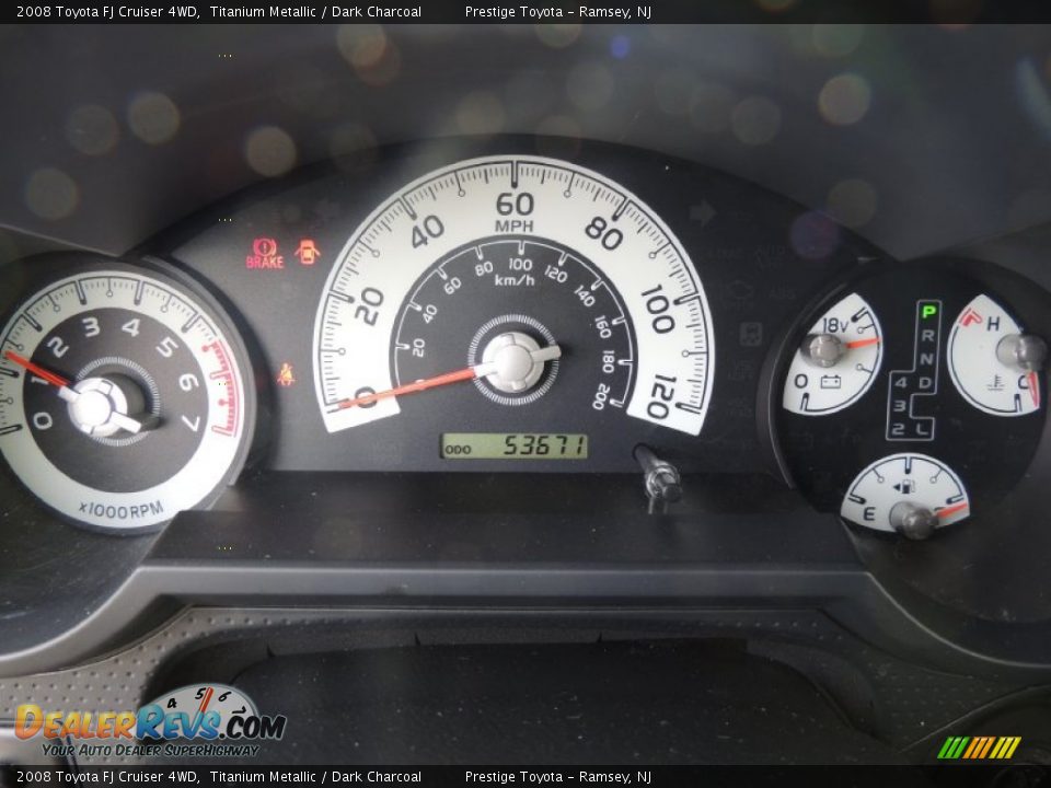 2008 Toyota FJ Cruiser 4WD Titanium Metallic / Dark Charcoal Photo #9