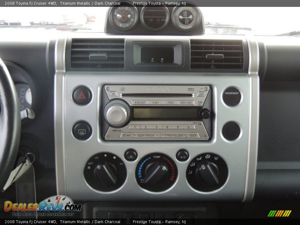 2008 Toyota FJ Cruiser 4WD Titanium Metallic / Dark Charcoal Photo #10