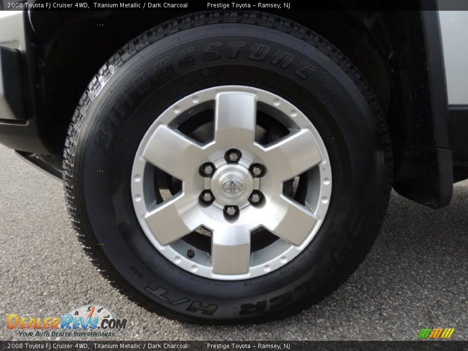 2008 Toyota FJ Cruiser 4WD Titanium Metallic / Dark Charcoal Photo #14