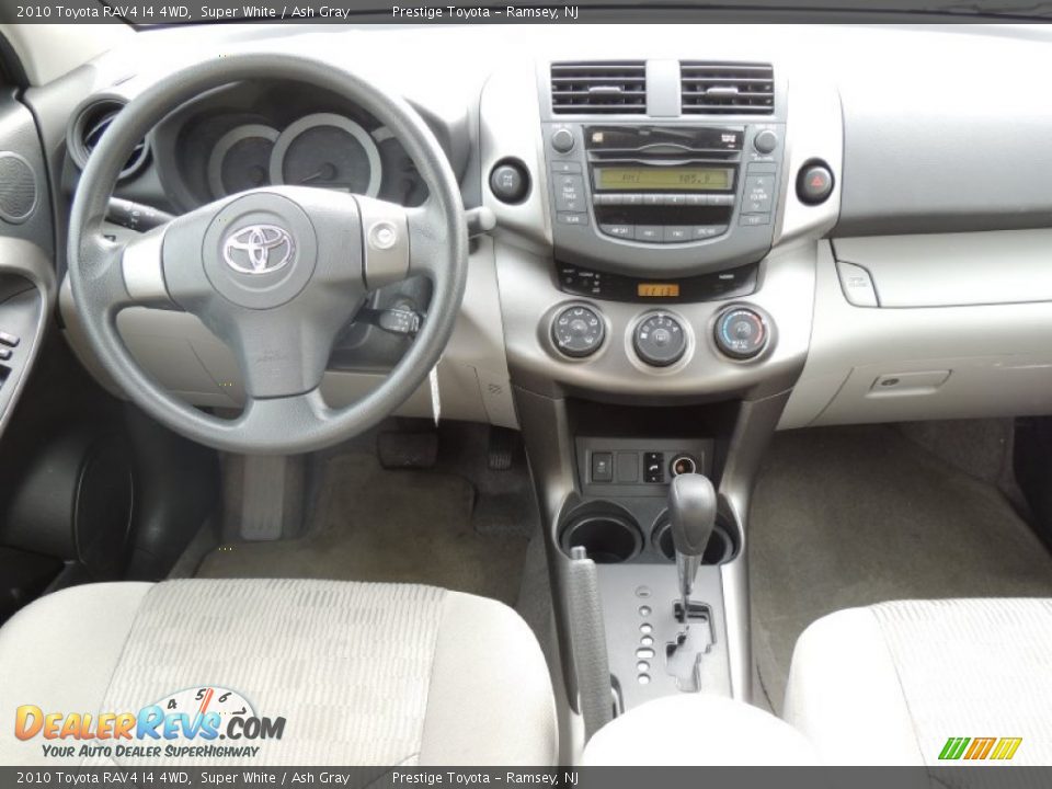 2010 Toyota RAV4 I4 4WD Super White / Ash Gray Photo #8