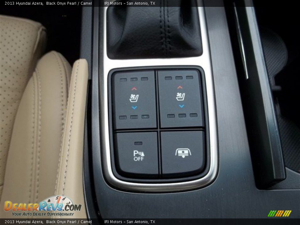 2013 Hyundai Azera Black Onyx Pearl / Camel Photo #14