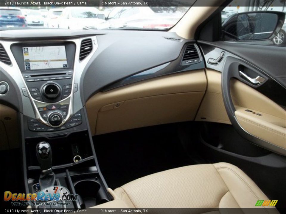 2013 Hyundai Azera Black Onyx Pearl / Camel Photo #15