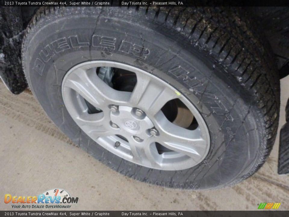2013 Toyota Tundra CrewMax 4x4 Super White / Graphite Photo #7