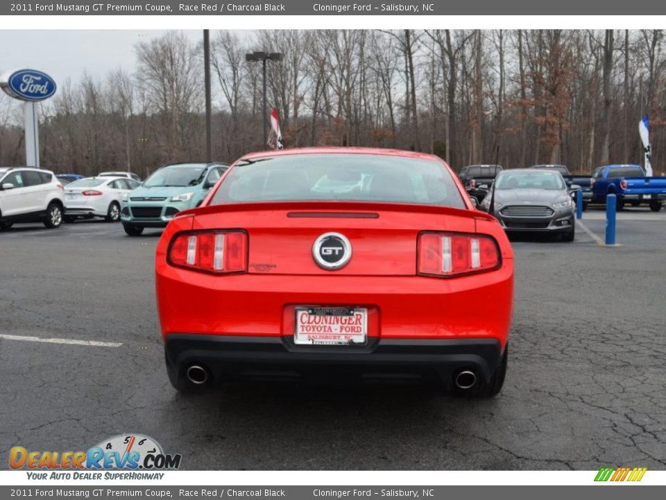 2011 Ford Mustang GT Premium Coupe Race Red / Charcoal Black Photo #4