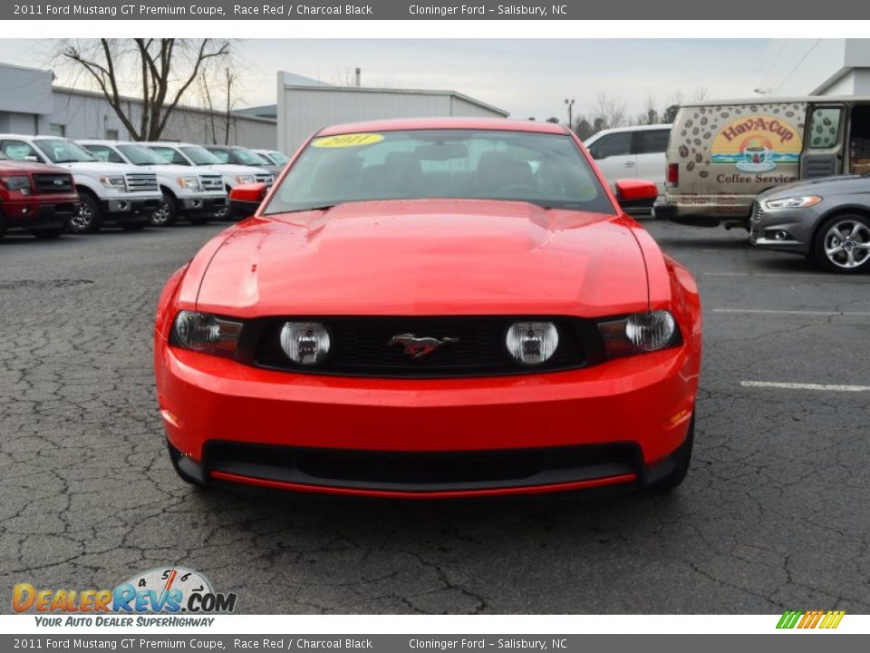 2011 Ford Mustang GT Premium Coupe Race Red / Charcoal Black Photo #7