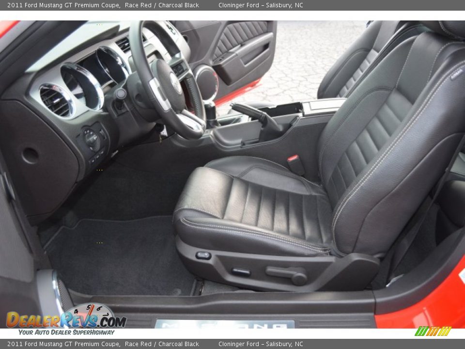 Charcoal Black Interior - 2011 Ford Mustang GT Premium Coupe Photo #9