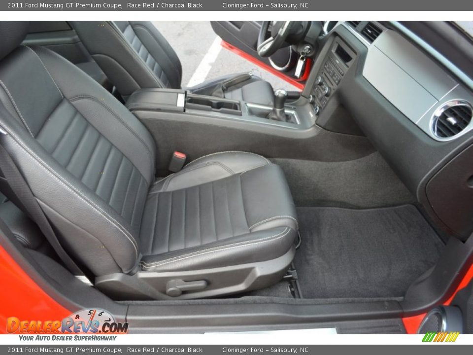 Front Seat of 2011 Ford Mustang GT Premium Coupe Photo #13