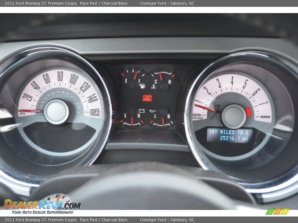2011 Ford Mustang GT Premium Coupe Gauges Photo #23