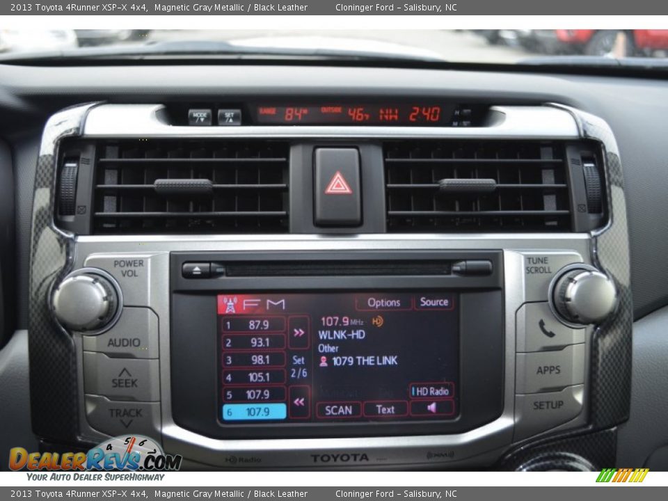 Audio System of 2013 Toyota 4Runner XSP-X 4x4 Photo #35