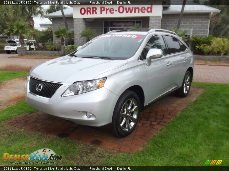 2011 Lexus RX 350 Tungsten Silver Pearl / Light Gray Photo #1