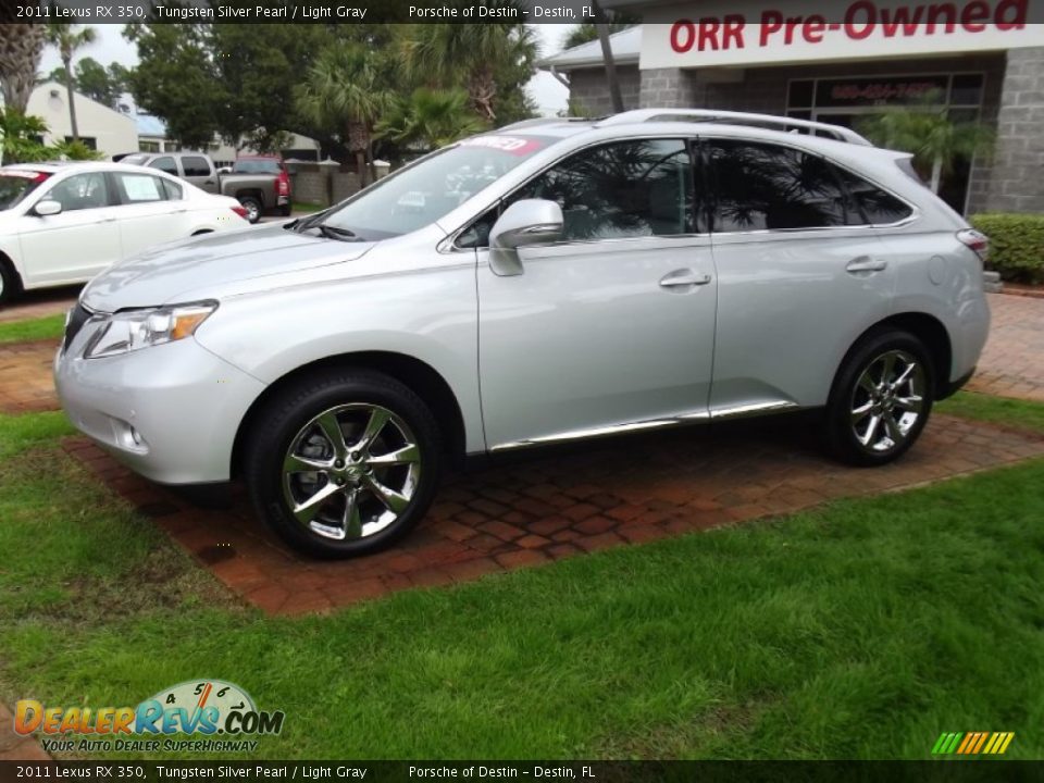 2011 Lexus RX 350 Tungsten Silver Pearl / Light Gray Photo #2