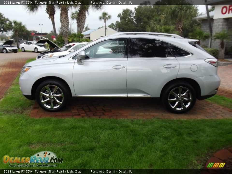 2011 Lexus RX 350 Tungsten Silver Pearl / Light Gray Photo #3