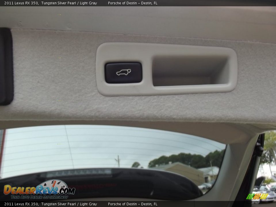 2011 Lexus RX 350 Tungsten Silver Pearl / Light Gray Photo #13