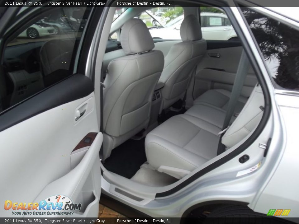 2011 Lexus RX 350 Tungsten Silver Pearl / Light Gray Photo #15