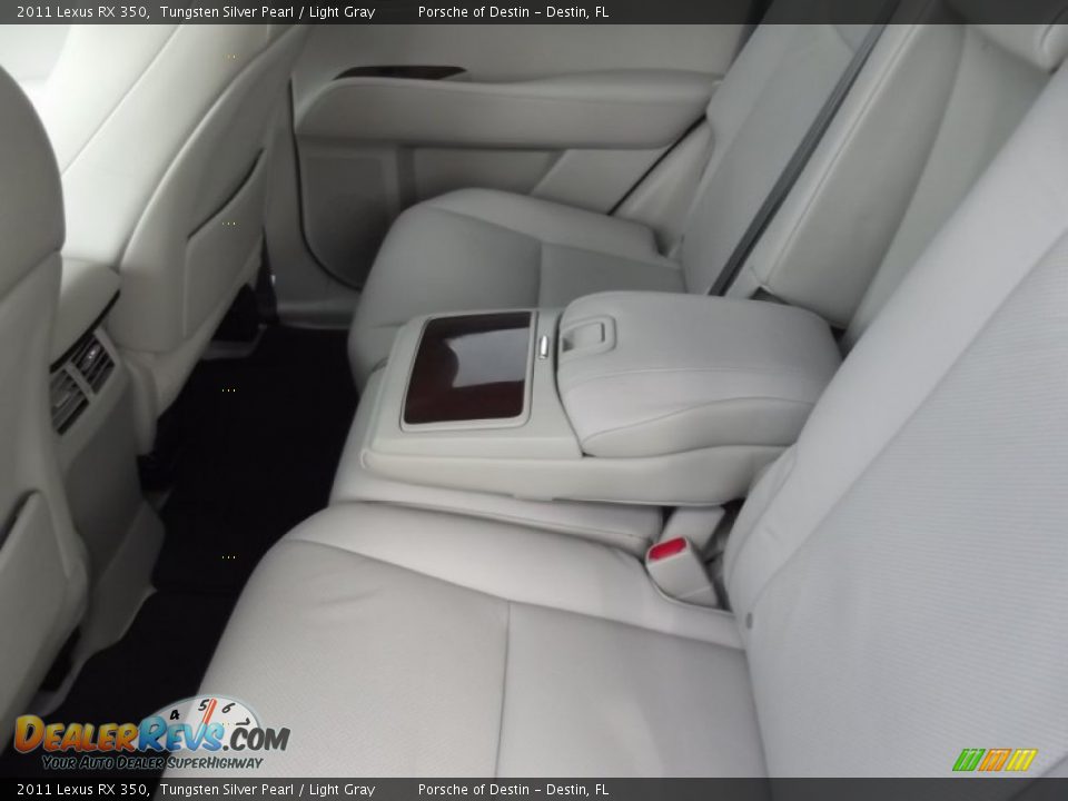 2011 Lexus RX 350 Tungsten Silver Pearl / Light Gray Photo #16
