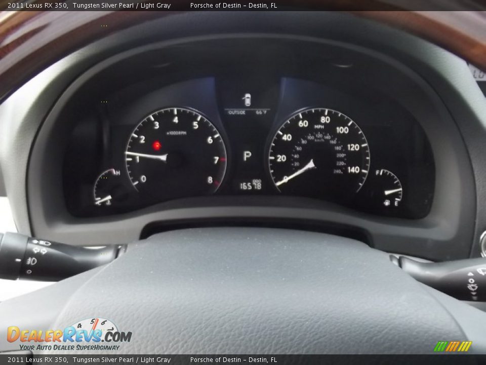2011 Lexus RX 350 Tungsten Silver Pearl / Light Gray Photo #17