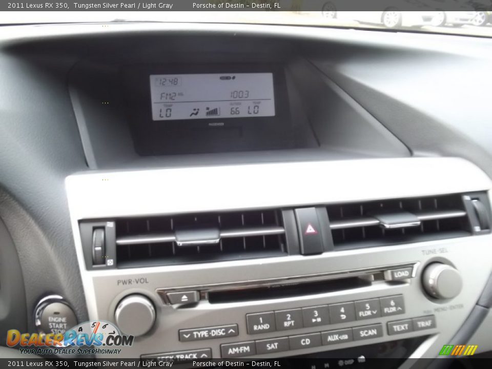 2011 Lexus RX 350 Tungsten Silver Pearl / Light Gray Photo #18