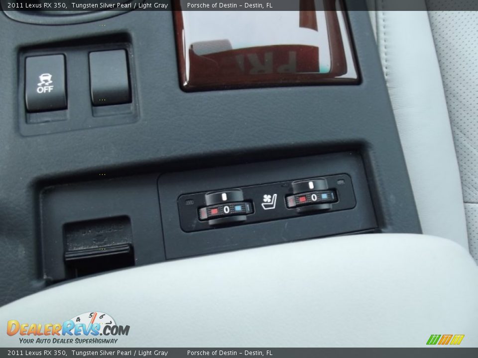 2011 Lexus RX 350 Tungsten Silver Pearl / Light Gray Photo #20