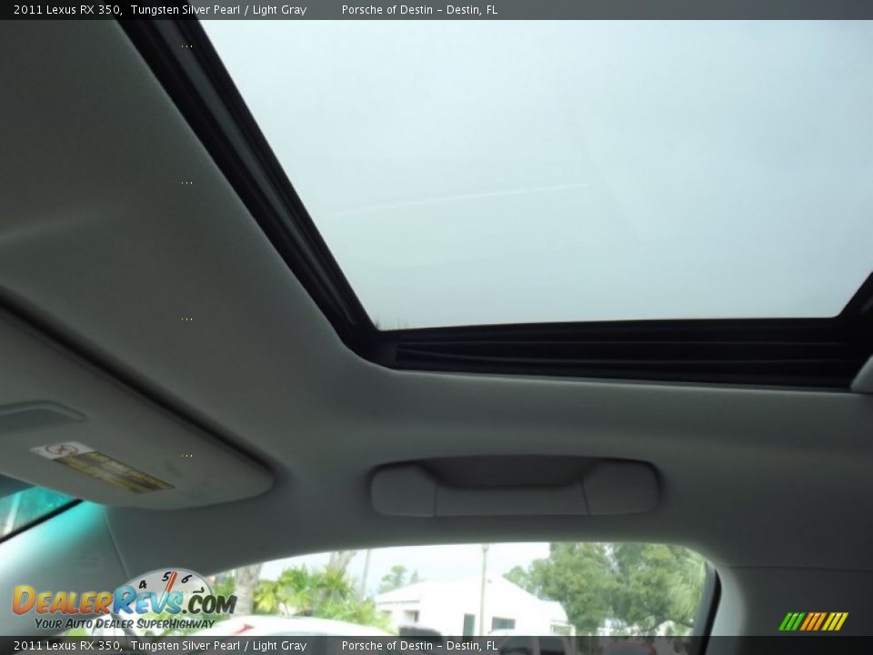 2011 Lexus RX 350 Tungsten Silver Pearl / Light Gray Photo #21