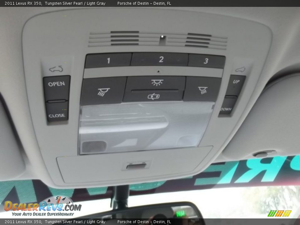 2011 Lexus RX 350 Tungsten Silver Pearl / Light Gray Photo #22