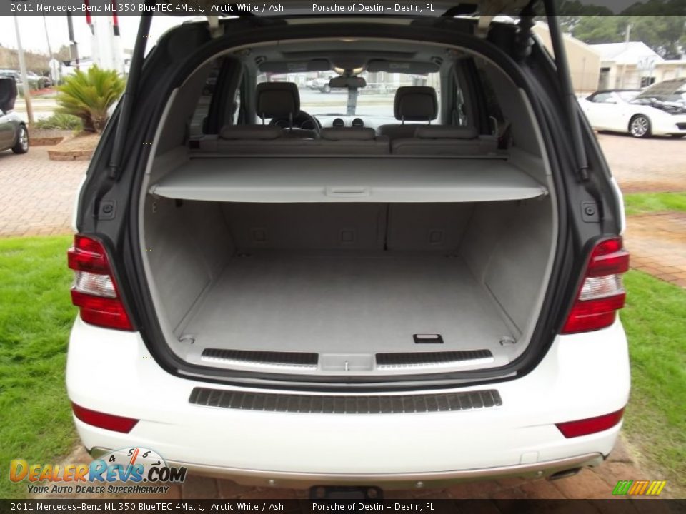 2011 Mercedes-Benz ML 350 BlueTEC 4Matic Arctic White / Ash Photo #10
