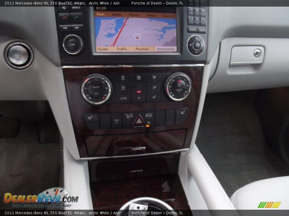 2011 Mercedes-Benz ML 350 BlueTEC 4Matic Arctic White / Ash Photo #18