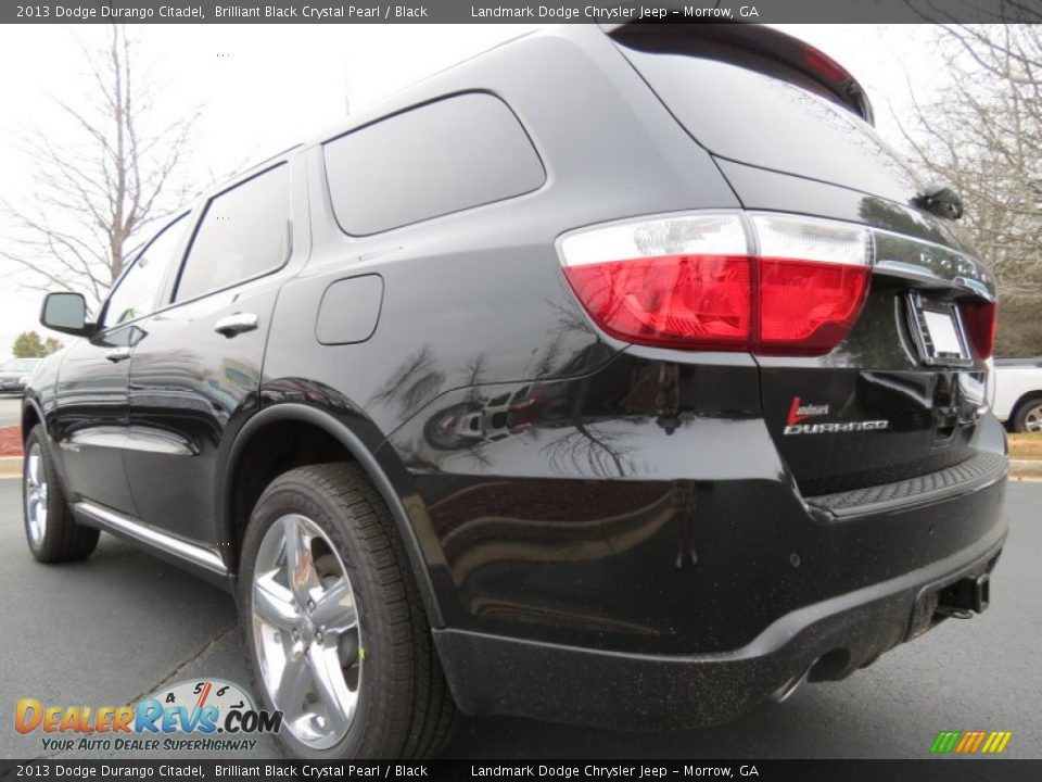 Brilliant Black Crystal Pearl 2013 Dodge Durango Citadel Photo #2