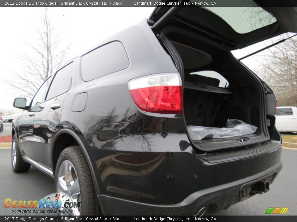 2013 Dodge Durango Citadel Brilliant Black Crystal Pearl / Black Photo #10