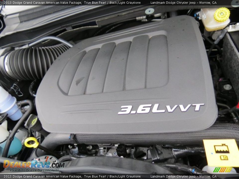2013 Dodge Grand Caravan American Value Package True Blue Pearl / Black/Light Graystone Photo #9