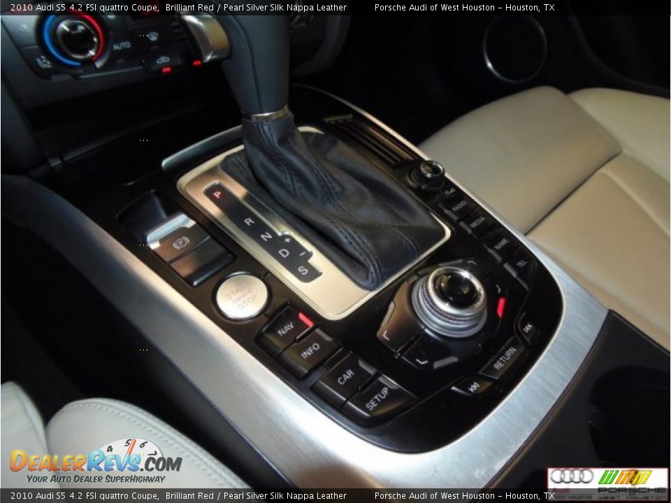 2010 Audi S5 4.2 FSI quattro Coupe Brilliant Red / Pearl Silver Silk Nappa Leather Photo #10