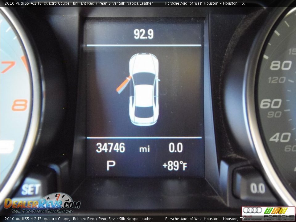 2010 Audi S5 4.2 FSI quattro Coupe Brilliant Red / Pearl Silver Silk Nappa Leather Photo #13