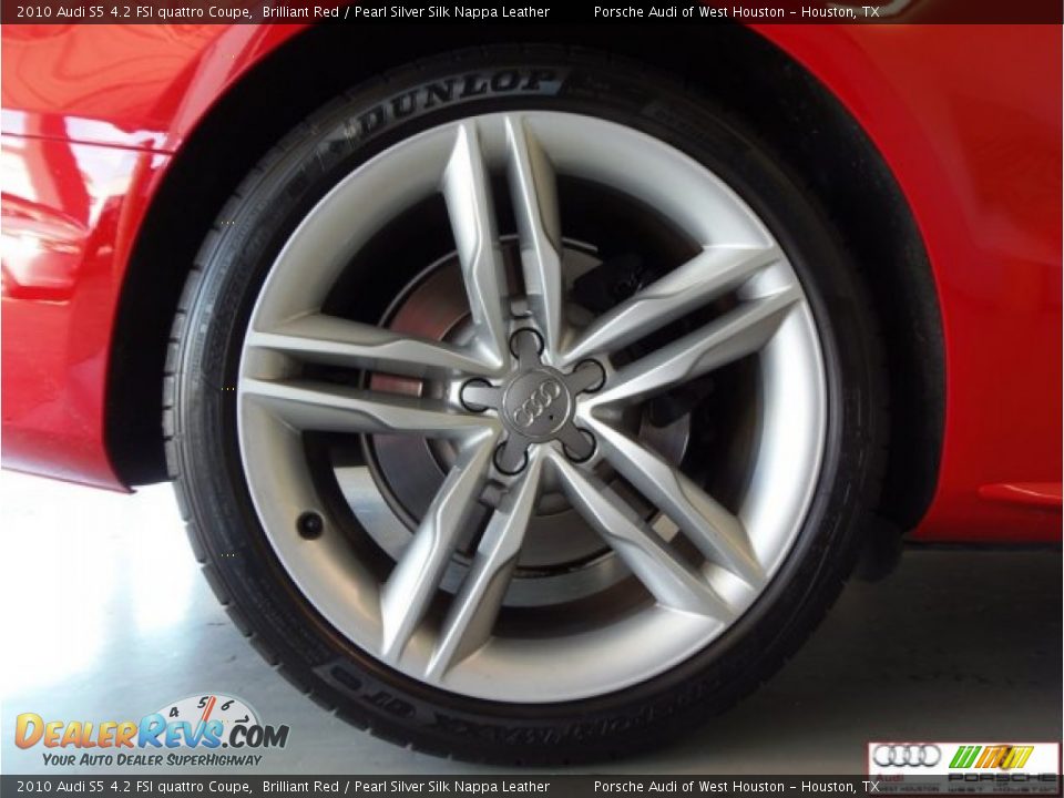 2010 Audi S5 4.2 FSI quattro Coupe Brilliant Red / Pearl Silver Silk Nappa Leather Photo #32