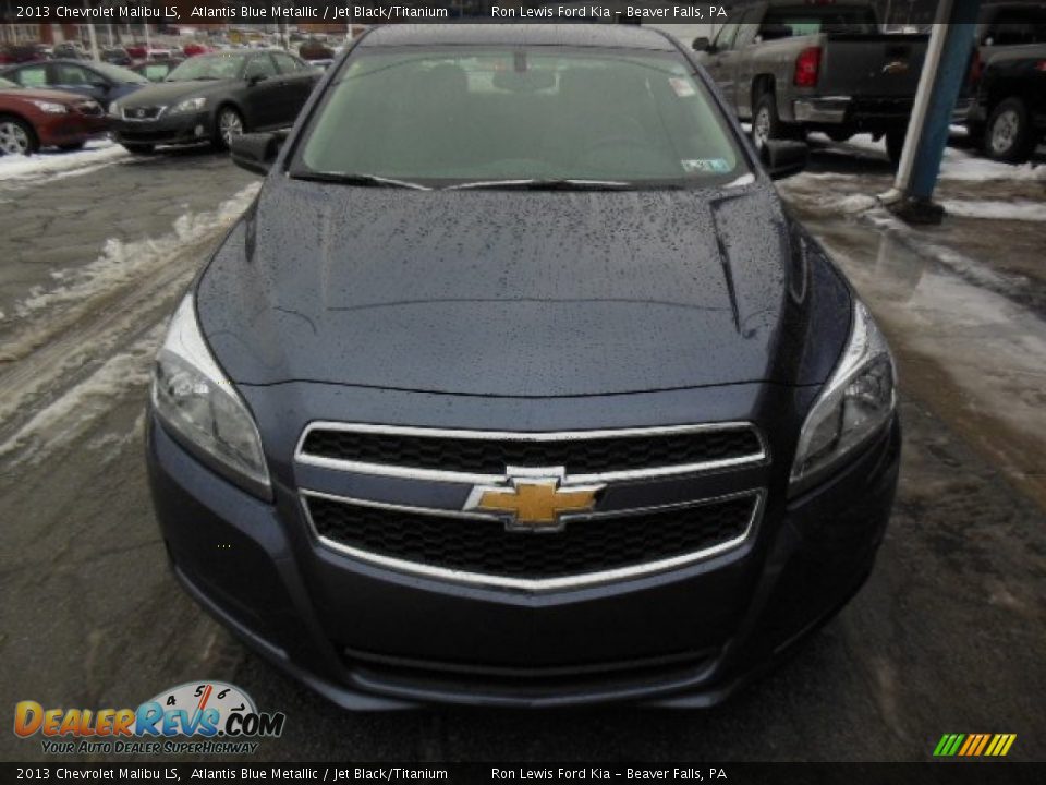 2013 Chevrolet Malibu LS Atlantis Blue Metallic / Jet Black/Titanium Photo #3