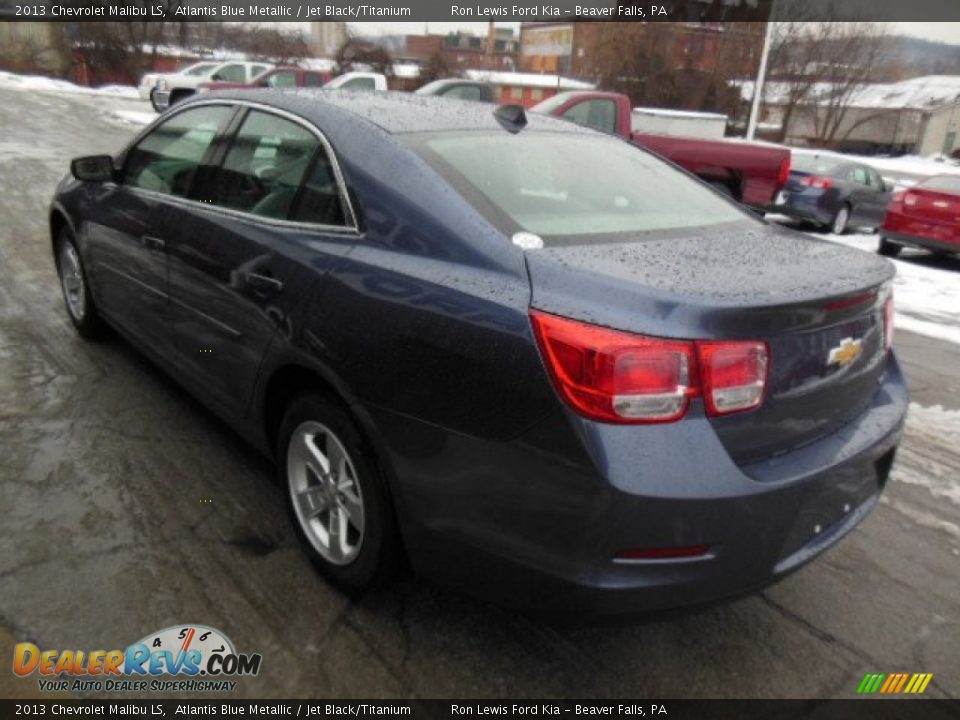 2013 Chevrolet Malibu LS Atlantis Blue Metallic / Jet Black/Titanium Photo #6
